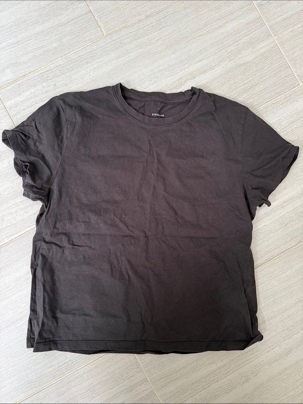 Everlane Black Short Sleeve Crewneck Tee